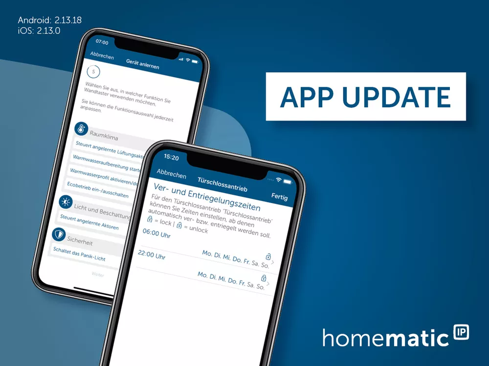 App Update Homematic IP App